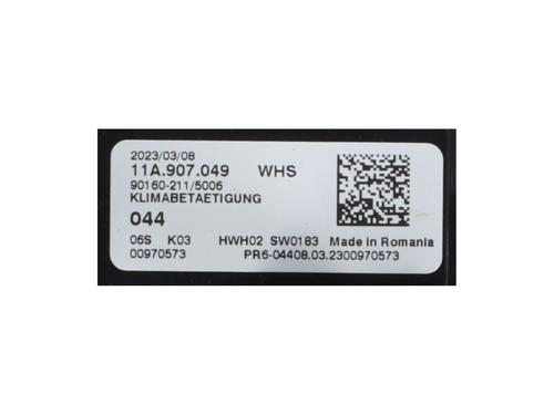 AC-Styringsenhed/Manøvreenhed VW GOLF VIII (CD1, DA1) 1.5 TSI | BP22345503I5 