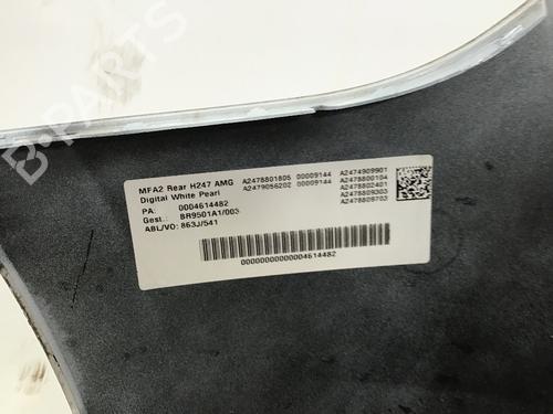 Rear bumper MERCEDES-BENZ GLA (H247) AMG GLA 35 4-matic (247.751) | BP27260647C8