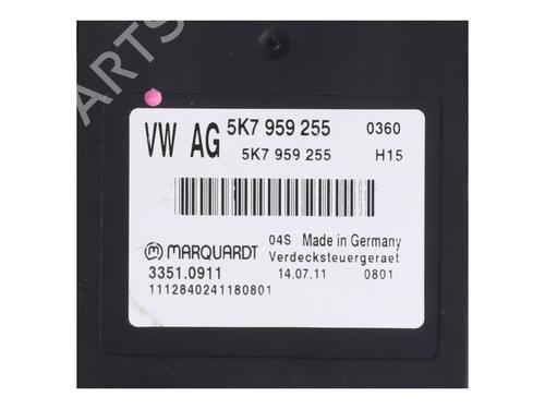 Control unit VW GOLF VI Convertible (517) 1.6 TDI | BP16149688M11 