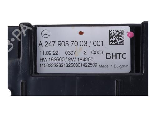 Climate control MERCEDES-BENZ EQB (X243) EQB 350 4-matic (243.612) | BP39918105I5 - Image 4