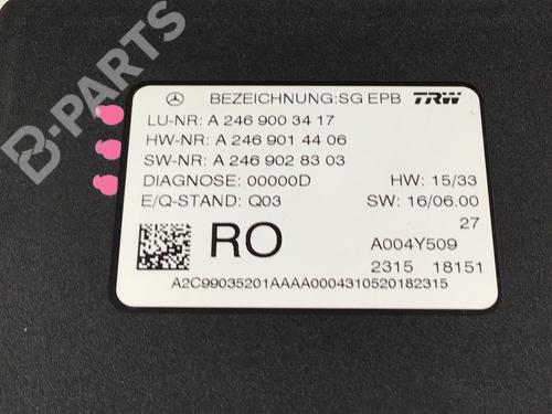 Control unit MERCEDES-BENZ CLA Coupe (C117) CLA 200 (117.343) | BP6008384M11 
