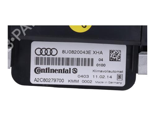 Climate control AUDI Q3 (8UB, 8UG) RS 2.5 quattro | BP18157903I5 