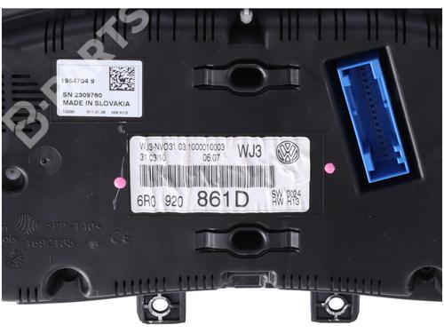 Instrument cluster VW POLO V (6R1, 6C1) 1.6 TDI | BP11994119C47 
