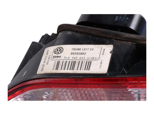 Left tailgate light VW GOLF VI (5K1) 1.4 TSI | BP15760738C79 
