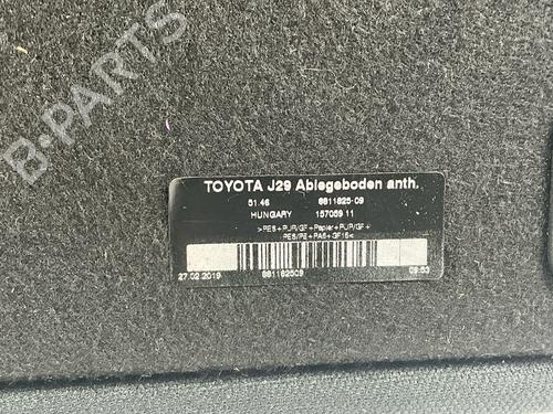 Rear parcel shelf TOYOTA SUPRA (DB_) 3.0 GR (DB41, DB42, DB43, DB45, DB46) | BP19101356C85 