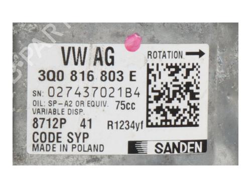 AC compressor SKODA KAMIQ (NW4) 1.0 TSI | BP16563441M34 