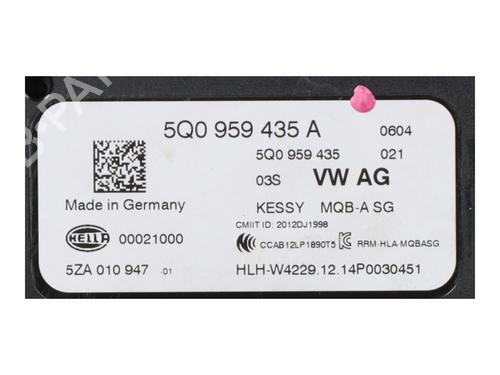 Electronic module VW GOLF VII (5G1, BQ1, BE1, BE2) 1.6 TDI | BP16209656M83 