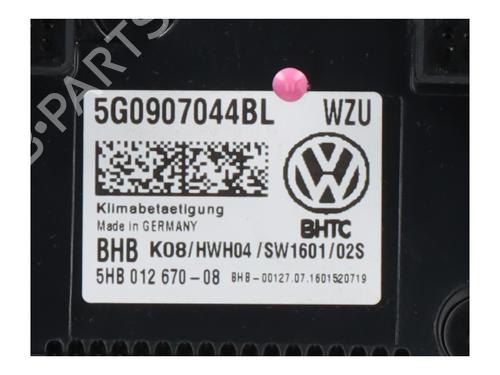 Climate control VW GOLF VII (5G1, BQ1, BE1, BE2) 2.0 TDI | BP16562345I5 