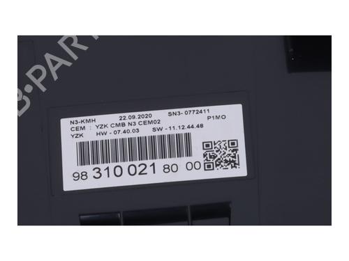Instrument cluster OPEL CROSSLAND X / CROSSLAND (P17, P2QO) 1.2 (75) | BP25587640C47 