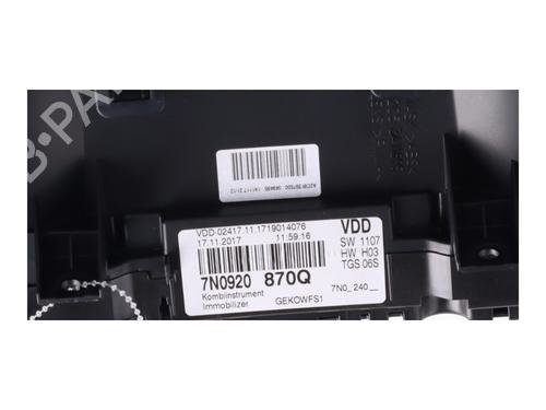 Kombinert Instrument VW SHARAN (7N1, 7N2) 2.0 TDI | BP28473545C47