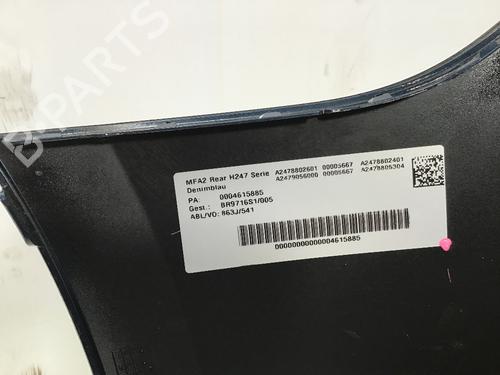 Rear bumper MERCEDES-BENZ GLA (H247) GLA 200 4-matic (247.788) | BP27260756C8 