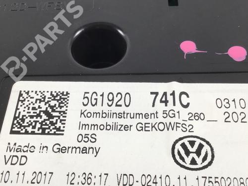 Instrument cluster VW GOLF VII (5G1, BQ1, BE1, BE2) 1.6 TDI | BP8585797C47 