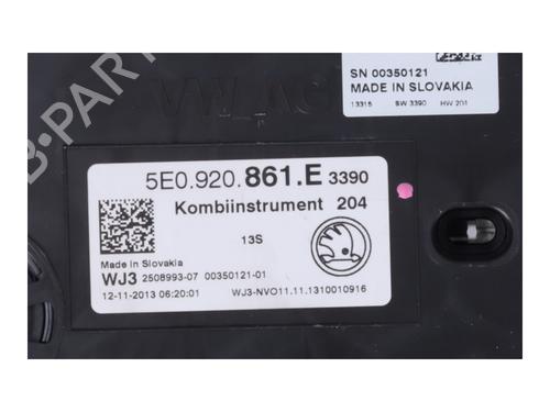Instrument cluster SKODA OCTAVIA III Combi (5E5, 5E6) 1.6 TDI | BP17735108C47 