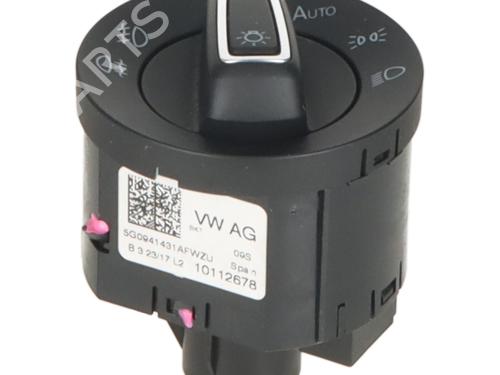 Used Headlight switch VW POLO V (6R1, 6C1) 1.2 TSI (90 hp) 22275600