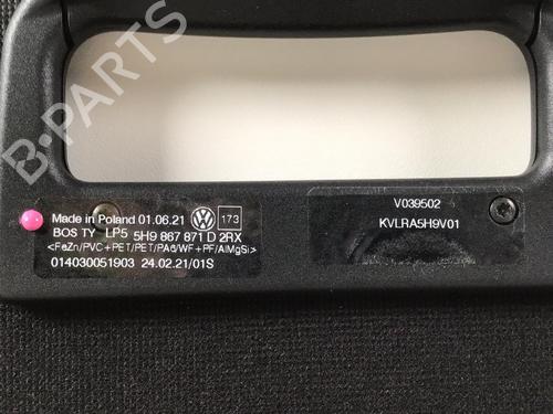 Rear parcel shelf VW GOLF VIII Variant (CG5, DB5) 1.0 TSI | BP30748670C85