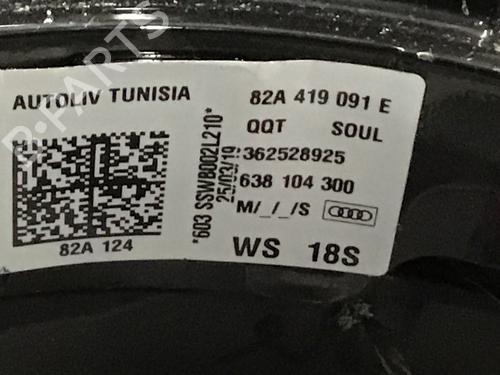 Steering wheel AUDI A1 Sportback (GBA) 30 TFSI | BP17366413C49 