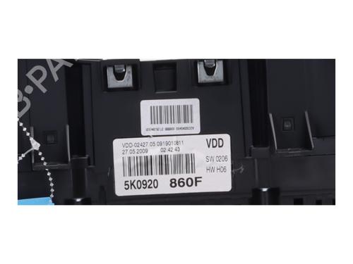 Instrument cluster VW GOLF VI (5K1) 1.4 | BP35795437C47 - Image 3