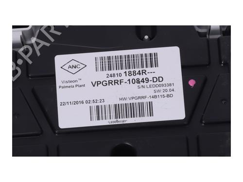 Instrument cluster RENAULT CLIO IV (BH_) 1.5 dCi 90 | BP19699781C47 