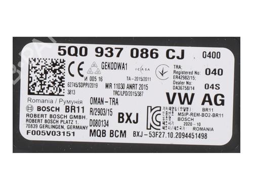 Electronic module VW PASSAT ALLTRACK B8 Variant (3G5, CB5) 2.0 TDI 4motion | BP39918174M83 - Image 4