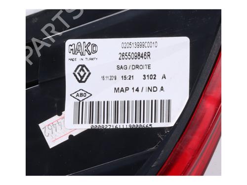 Right taillight RENAULT CLIO IV (BH_) 0.9 TCe 75 (BHNP) | BP17918127C35 