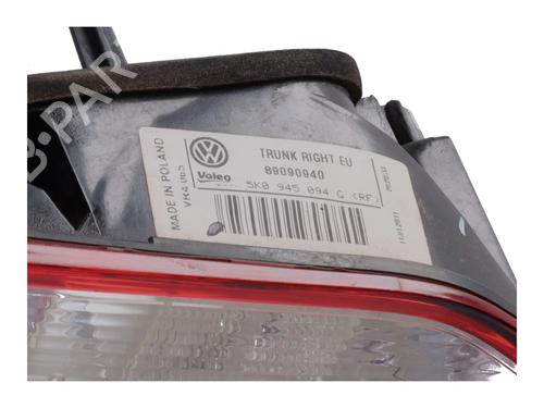 Right tailgate light VW GOLF VI (5K1) 1.4 TSI | BP15760739C80 