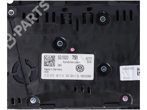 Instrument cluster VW GOLF ALLTRACK VII Variant (BA5, BV5) 2.0 TDI 4motion | BP11974784C47