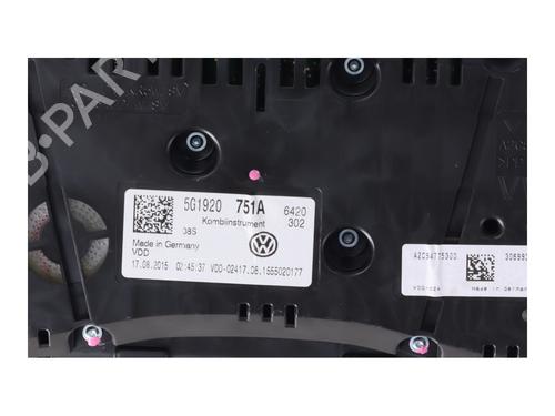 Instrument cluster VW GOLF VII (5G1, BQ1, BE1, BE2) 1.6 TDI | BP21547646C47