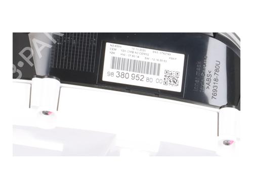 Instrument cluster PEUGEOT RIFTER 1.5 BlueHDi 100 | BP36004033C47 - Image 3
