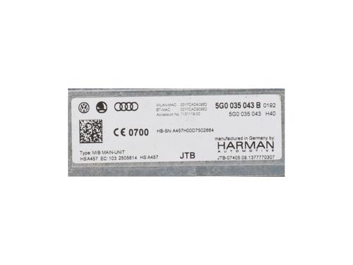 Electronic module VW GOLF VII (5G1, BQ1, BE1, BE2) 2.0 GTI | BP22211066M83 