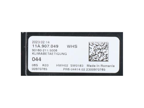 Climate control VW GOLF VIII (CD1, DA1) 1.5 TSI | BP22349915I5 