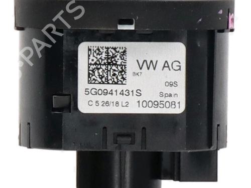 Headlight switch VW POLO VI (AW1, BZ1, AE1) 1.0 TSI | BP38491619I24 - Image 3