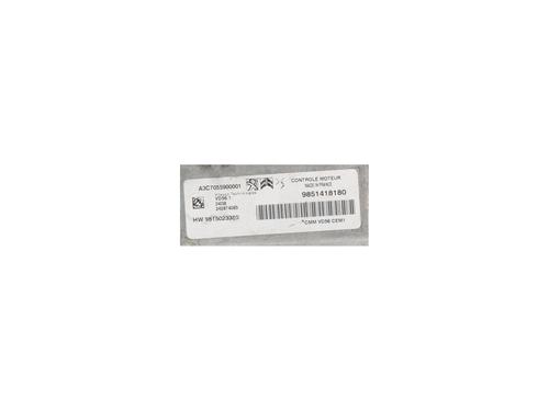 Engine control unit (ECU) CITROËN C3 AIRCROSS II (2R_, 2C_) 1.2 PureTech 130 (2RHNYH) | BP36003030M57 - Image 3