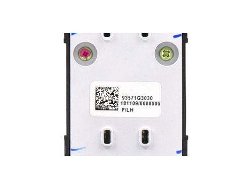 Left front window switch HYUNDAI i30 (PDE, PD, PDEN) 1.6 CRDi | BP38600566I27 - Image 3
