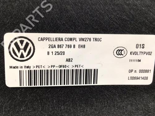 Plage arrière VW T-ROC (A11, D11) 1.5 TSI | BP29754644C85 