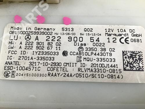 Control unit MERCEDES-BENZ GLC (X253) 250 d 4-matic (253.909) | BP5069384M11 