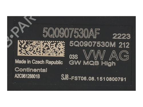 Electronic module VW GOLF VII (5G1, BQ1, BE1, BE2) 2.0 TDI | BP22966817M83 