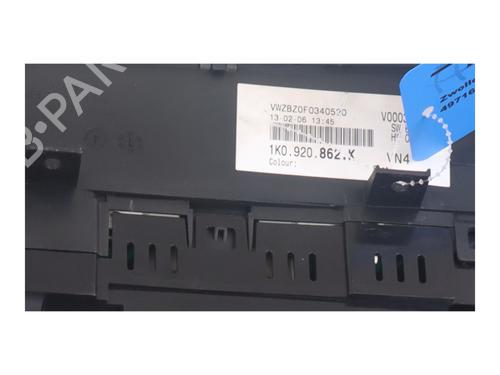 Instrument cluster VW GOLF PLUS V (5M1, 521) 1.9 TDI | BP25118766C47 