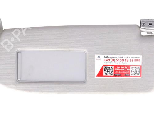 Used Left sun visor Left sun visor 37401042 37401042
