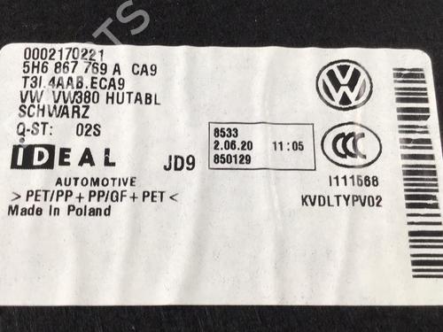 Rear parcel shelf VW GOLF VIII (CD1, DA1) 1.0 TSI | BP29576450C85 
