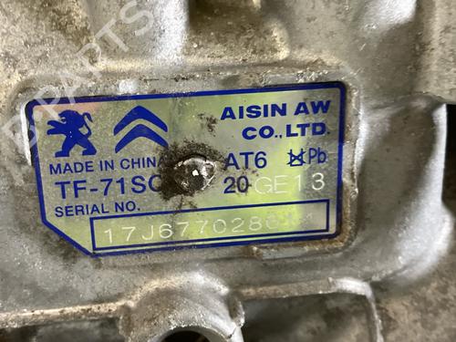 Gearbox PEUGEOT 2008 I (CU_) 1.2 THP 110 / PureTech 110 | BP21813031M3
