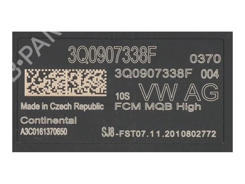 Electronic module VW PASSAT ALLTRACK B8 Variant (3G5, CB5) 2.0 TDI 4motion | BP39918178M83 - Image 4