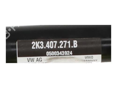 Left front driveshaft VW CADDY III Box Body/MPV (2KA, 2KH, 2CA, 2CH) 1.9 TDI | BP31374549M38 