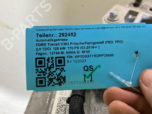 Gearbox FORD TRANSIT V363 Platform/Chassis (FED, FFD) 2.0 EcoBlue | BP33400711M3  - Image 7