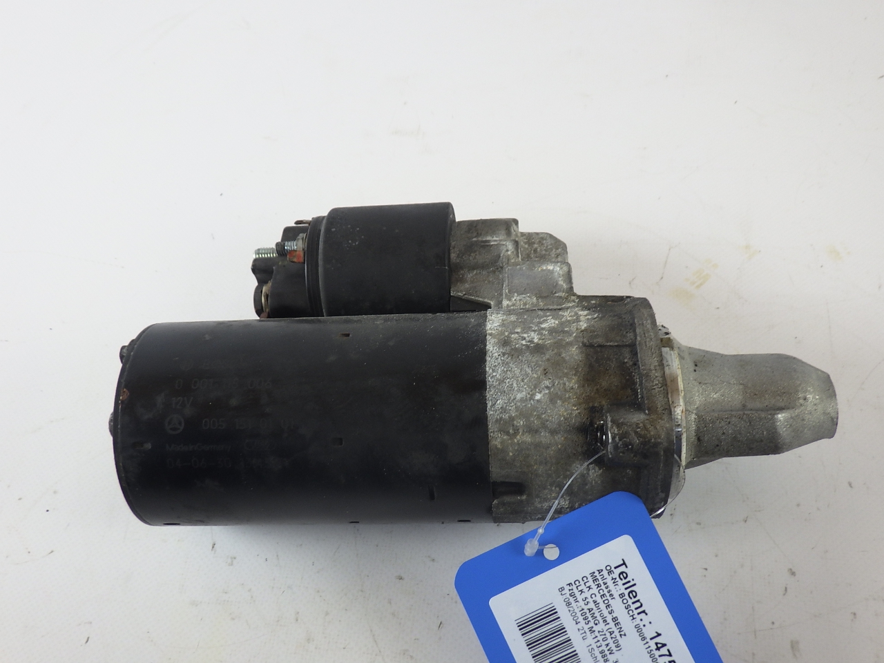 W220 S 320 NEU ! Anlasser Starter MERCEDES S-KLASSE