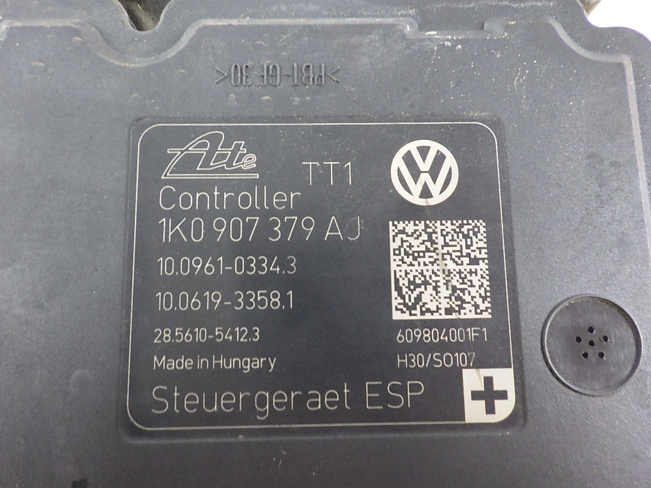 ABS pump VW GOLF VI (5K1) 1.6 TDI VW 1K0907379AJ 1K0614517AT