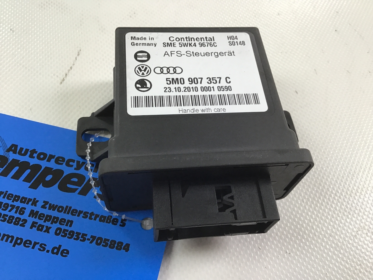 Control Unit VW GOLF VI (5K1) 2.0 R 4motion VW: 5M0907357C VW ...