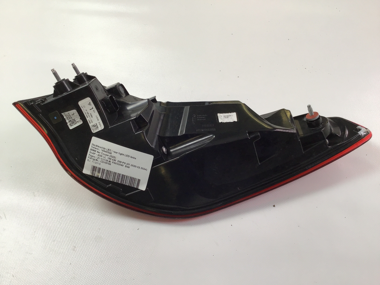 Left taillight BMW 4 Coupe (G22, G82) 430 i 7860897 | B-Parts