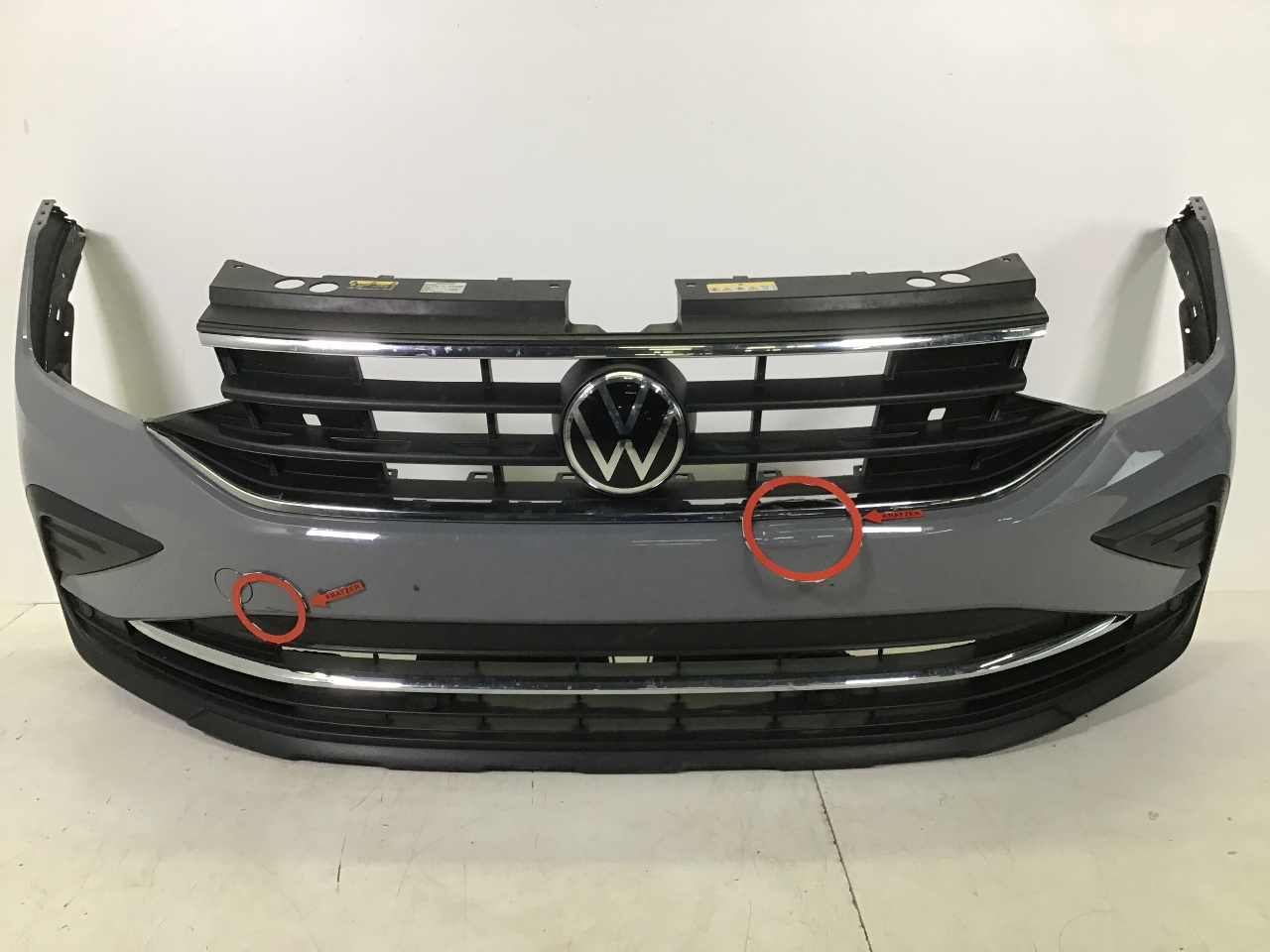 Kit spoiler paraurti anteriore per VW Tiguan MK3 Rline 2024-2025 nero