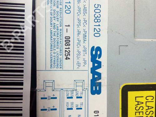 Radio SAAB 9-5 (YS3E)  | BP3045618E6 