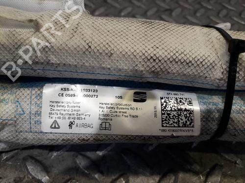Left curtain airbag SEAT LEON (5F1)  | BP15661053C11 